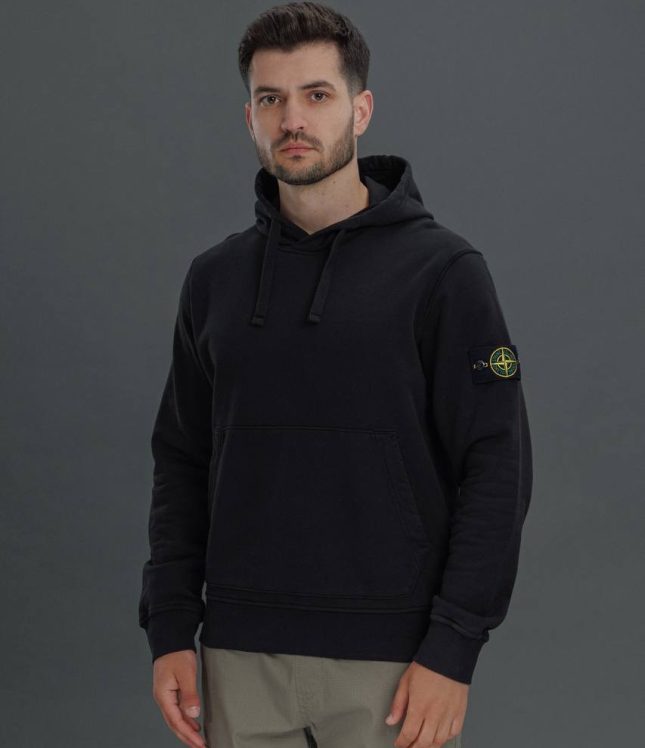 Чоловіче худі STONE ISLAND 1564151 A0029, колір чорний | Ціна 18499 грн, фото 1