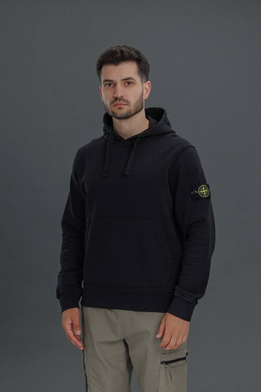 Чоловіче худі STONE ISLAND 1564151 A0029, колір чорний