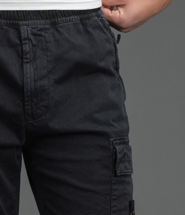 Чоловічі штани STONE ISLAND 153100033-S00L1 V0129, колір чорний | Ціна 24999 грн, фото 3