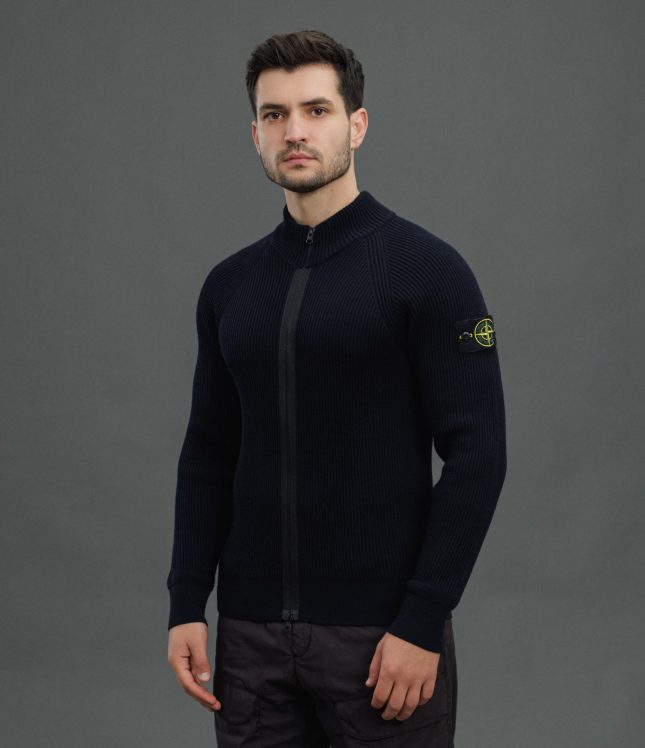 Чоловічий светр STONE ISLAND 15519C2 V0020, колір синій | Ціна 26999 грн, фото 1