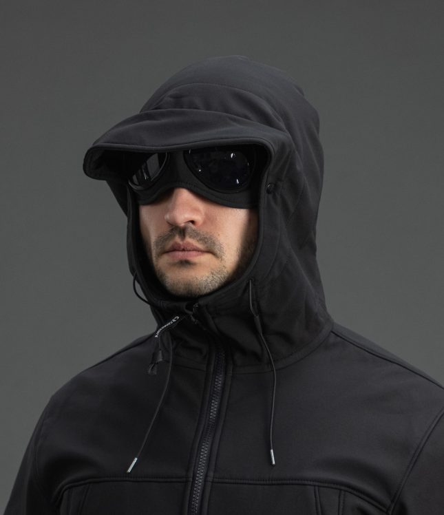 Чоловіча куртка C.P. COMPANY SHELL-R GOGGLE JACKET CMOW700A 006097A COL:999, колір чорний | Ціна 24999 грн, фото 4