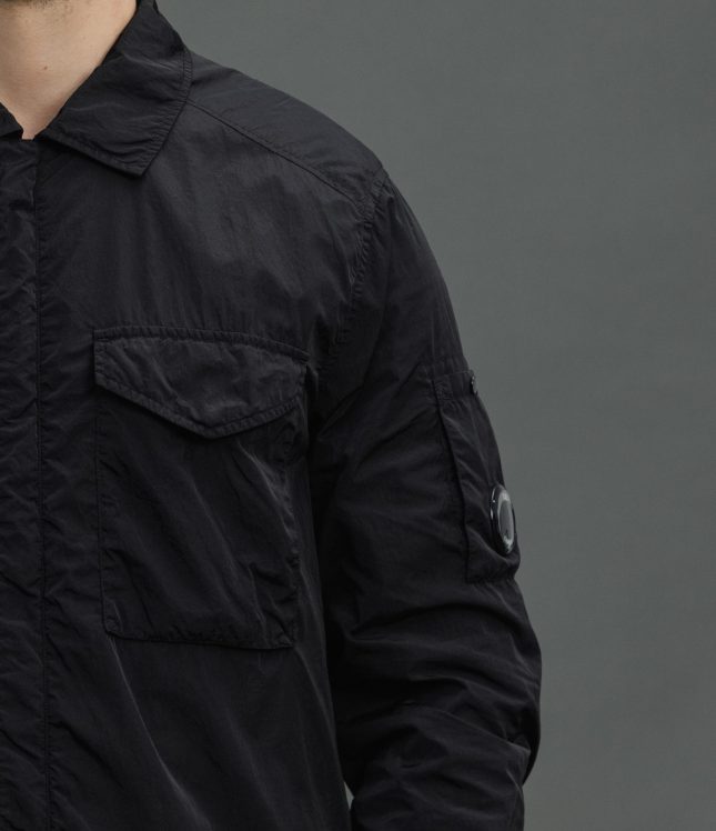 Чоловічий оверширт C.P. COMPANY CMOS095J 005904G COL:999, колір чорний | Ціна 20499 грн, фото 4