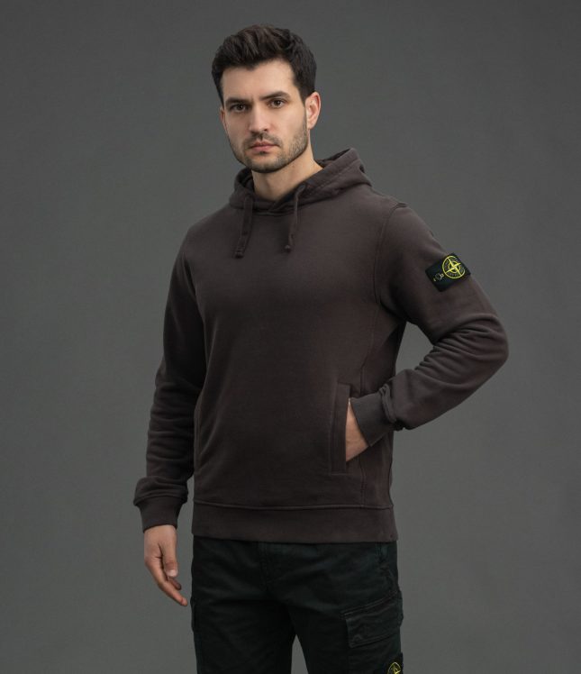 Чоловіче худі STONE ISLAND 156100029-S0A20 V0062, колір сірий | Ціна 20999 грн, фото 3