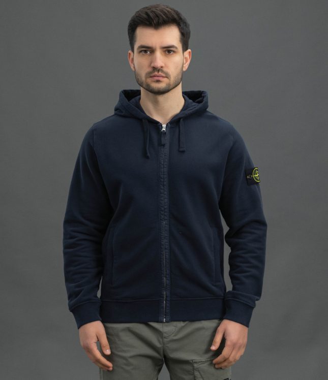 Чоловічу худі STONE ISLAND 156100067-S0A20 V0020, колір синій | Ціна 23499 грн, фото 2