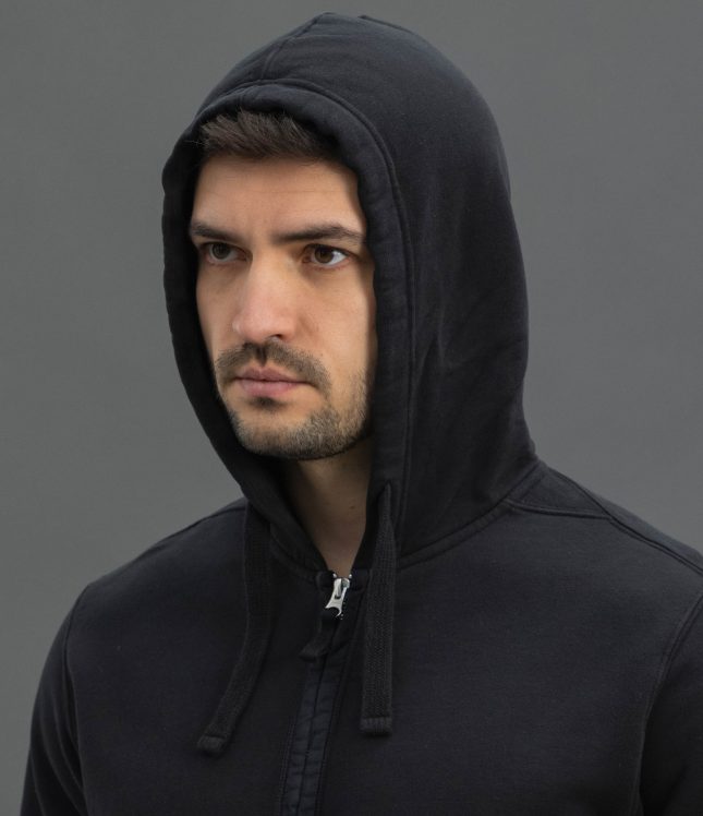 Чоловіче худі STONE ISLAND 1563520 V0029, колір чорний | Ціна 22499 грн, фото 3