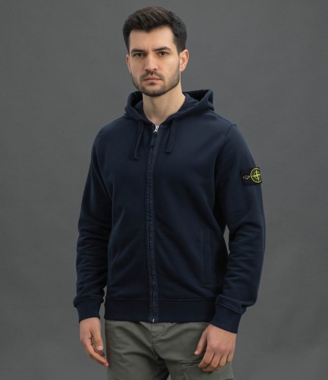 Чоловічу худі STONE ISLAND 156100067-S0A20 V0020, колір синій | Ціна 23499 грн, фото 1