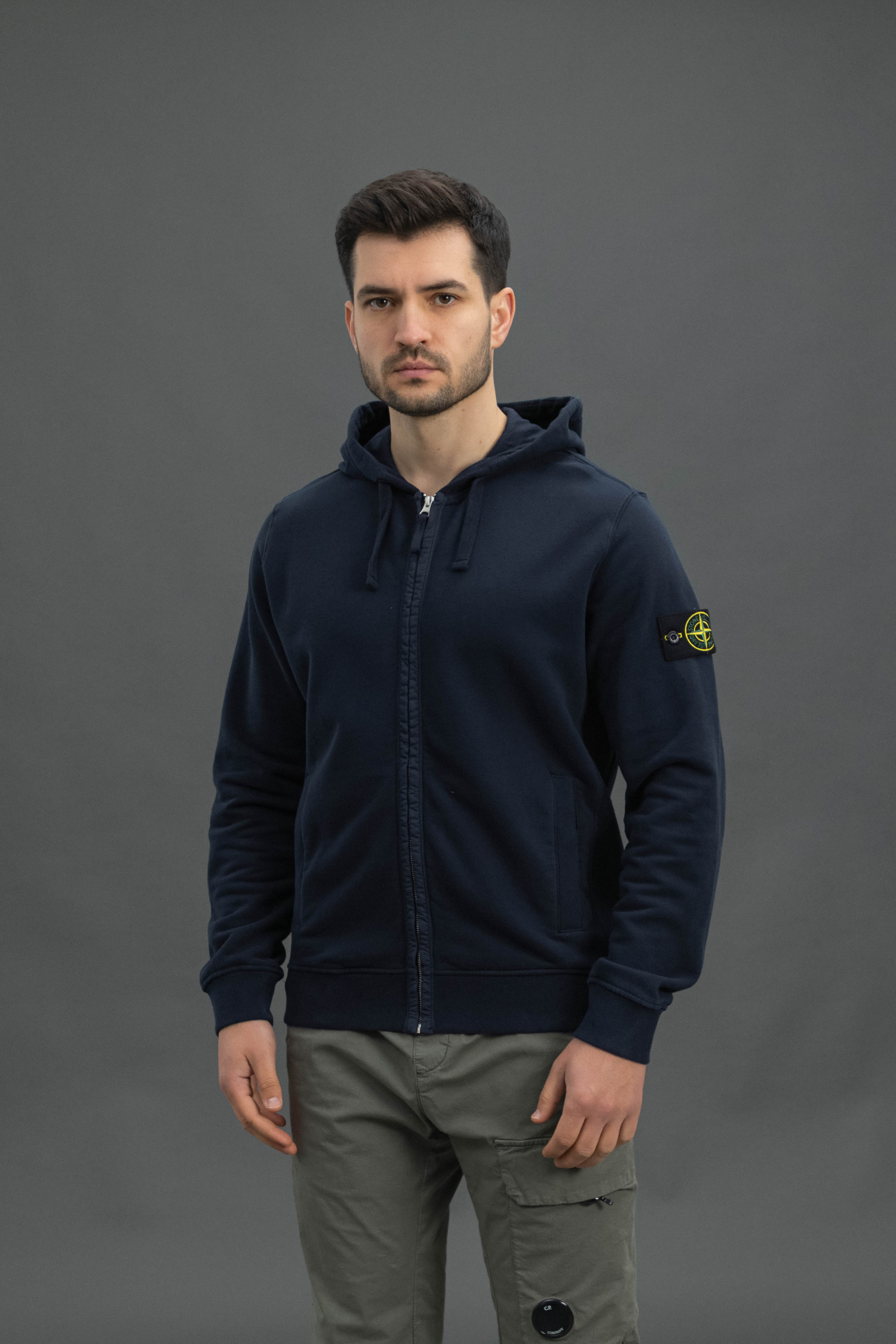 Чоловічу худі STONE ISLAND 156100067-S0A20 V0020, колір синій