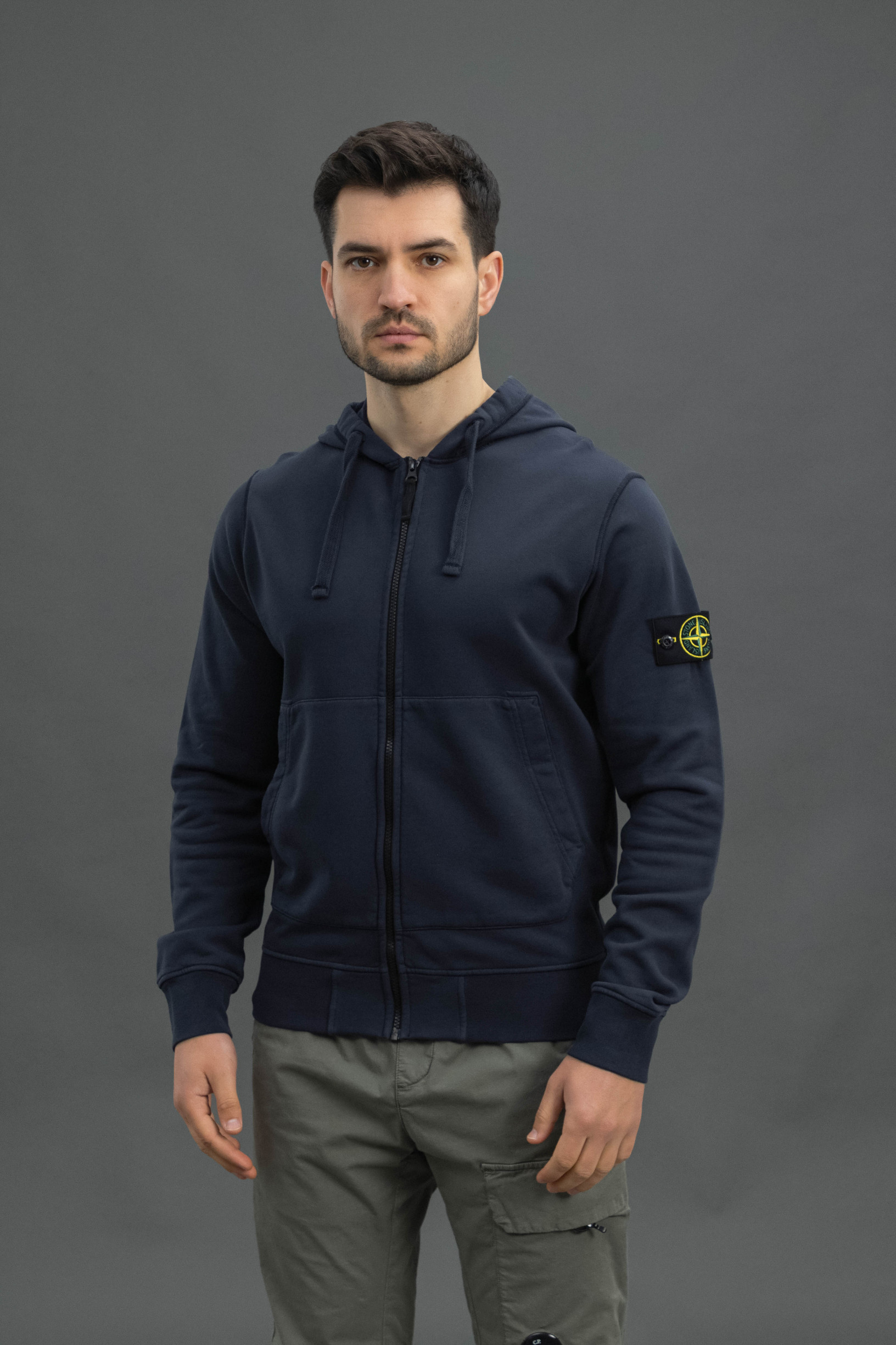 Чоловіче худі STONE ISLAND 156100061-S0051 V0020, колір синій
