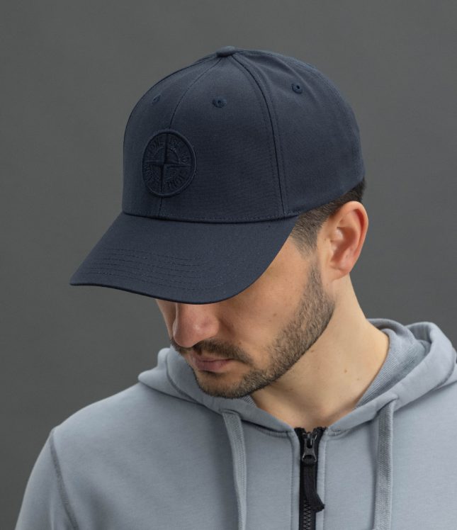 Чоловіча кепка STONE ISLAND 1599661 V0020, колір синій | Ціна 8499 грн, фото 2