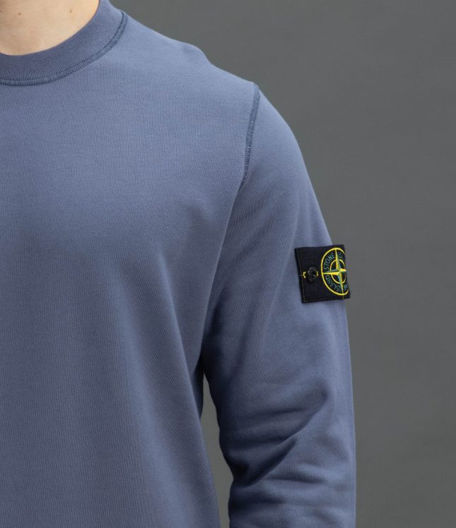 Чоловічий світшот STONE ISLAND 1563051 V0046, колір синій | Ціна 12399 грн, фото 4