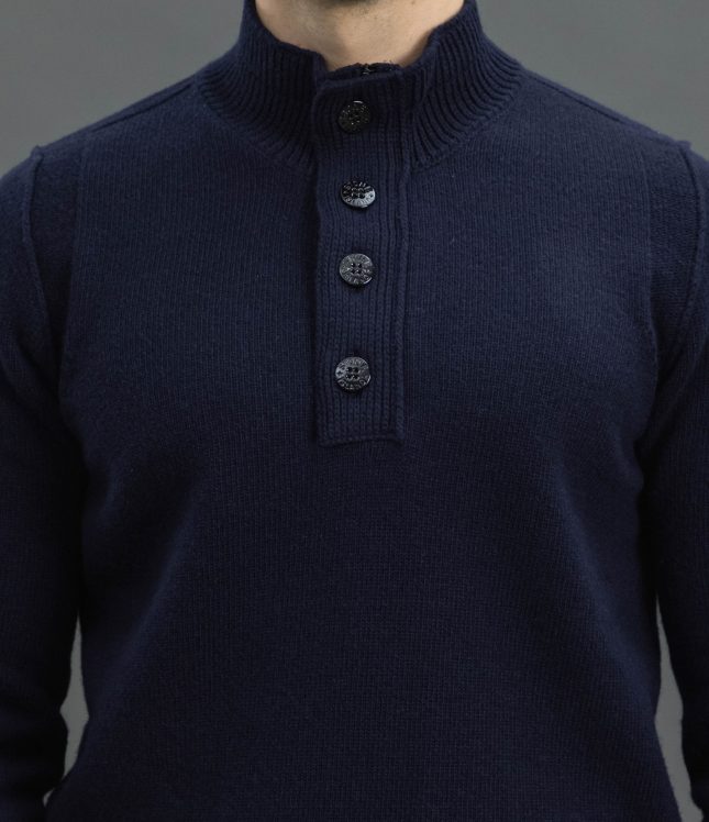 Чоловічий светр STONE ISLAND 155100040-S00A3 V0020, колір синій | Ціна 24999 грн, фото 3