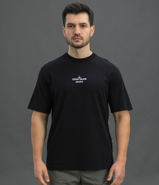 Чоловіча футболка STONE ISLAND 152100037-S0091 V0029, колір чорний | Ціна 9199 грн, фото 2