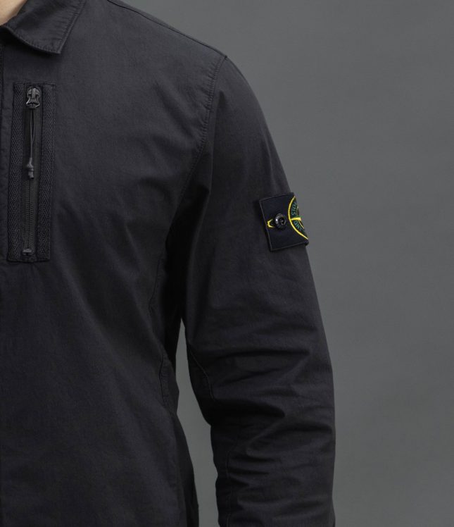 Чоловічий оверширт STONE ISLAND 1511311 V0029, колір чорний | Ціна 26999 грн, фото 4