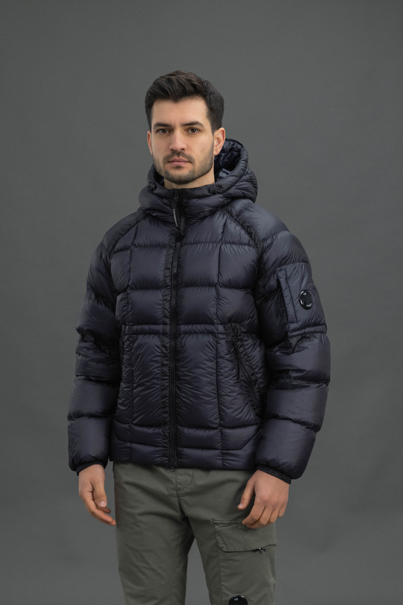 Чоловіча куртка C.P. COMPANY D.D. SHELL DOWN JACKET CMOW702A 110416A COl:888, колір синій
