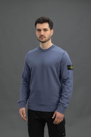 Чоловічий світшот STONE ISLAND 1563051 V0046, колір синій