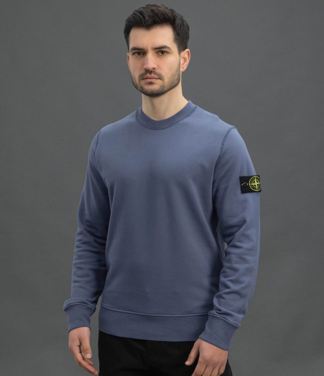 Чоловічий світшот STONE ISLAND 1563051 V0046, колір синій | Ціна 12399 грн, фото 1