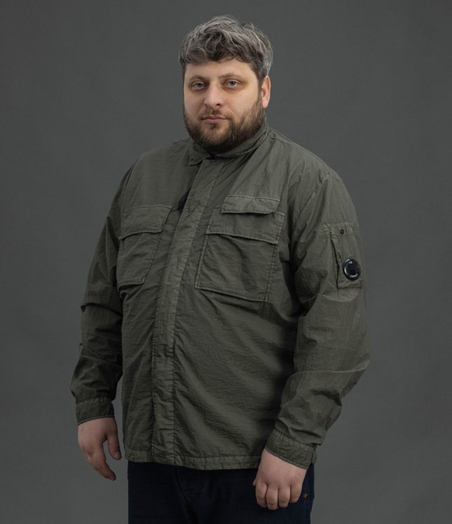 Чоловічий оверширт C.P. COMPANY CMOS135A 005783G COL:674, колір зелений | Ціна 18999 грн, фото 1
