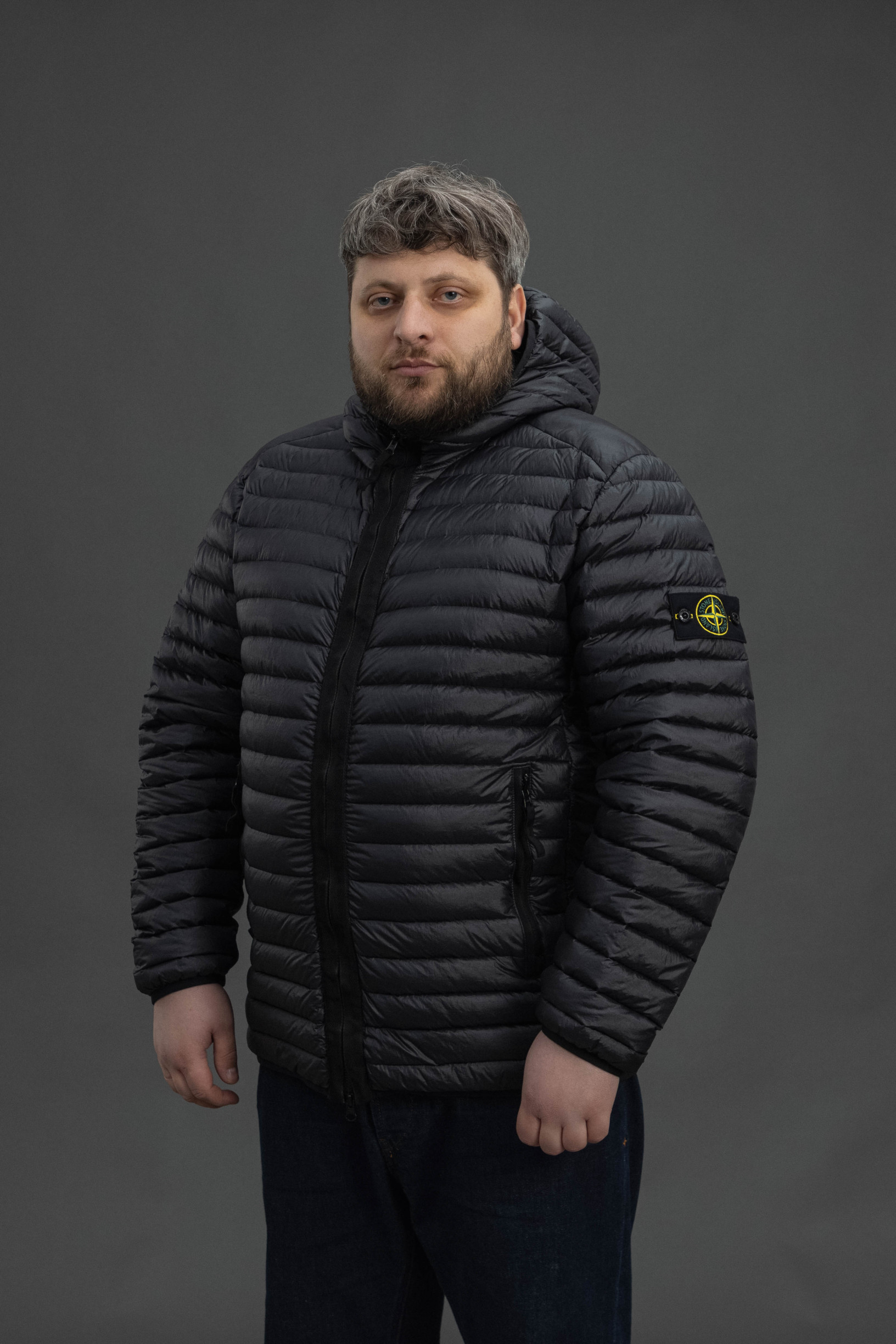 Чоловіча куртка STONE ISLAND LOOM WOVEN CHAMBERS R-NYLON DOWN-TC 791540324 V0029, колір чорний