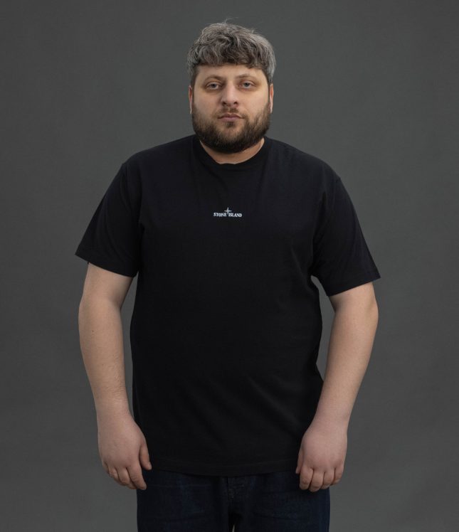Чоловіча футболка STONE ISLAND 152NS82 V0029, колір чорний | Ціна 11499 грн, фото 2