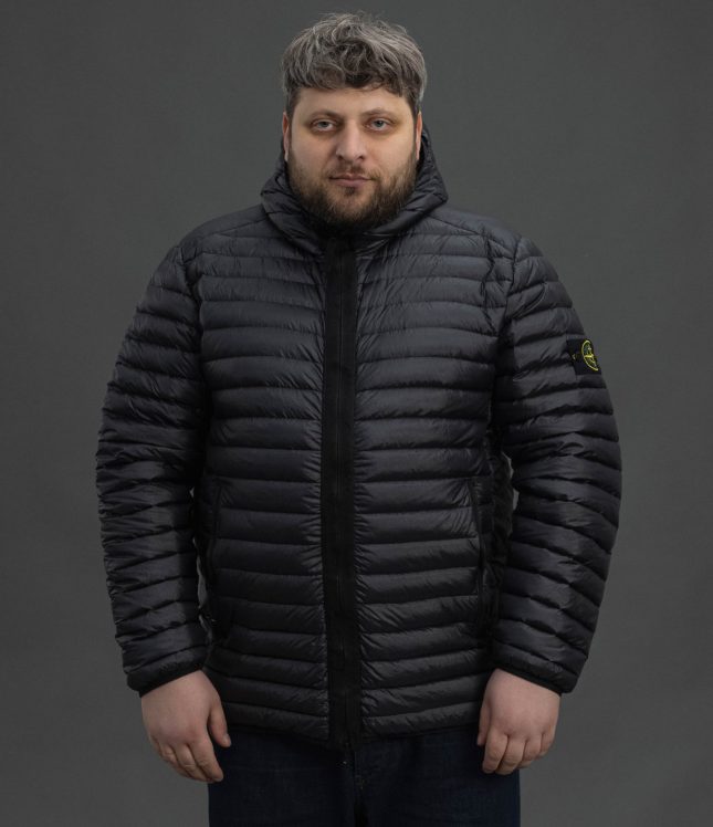 Чоловіча куртка STONE ISLAND LOOM WOVEN CHAMBERS R-NYLON DOWN-TC 791540324 V0029, колір чорний | Ціна 41999 грн, фото 2
