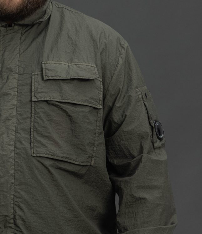 Чоловічий оверширт C.P. COMPANY CMOS135A 005783G COL:674, колір зелений | Ціна 18999 грн, фото 4