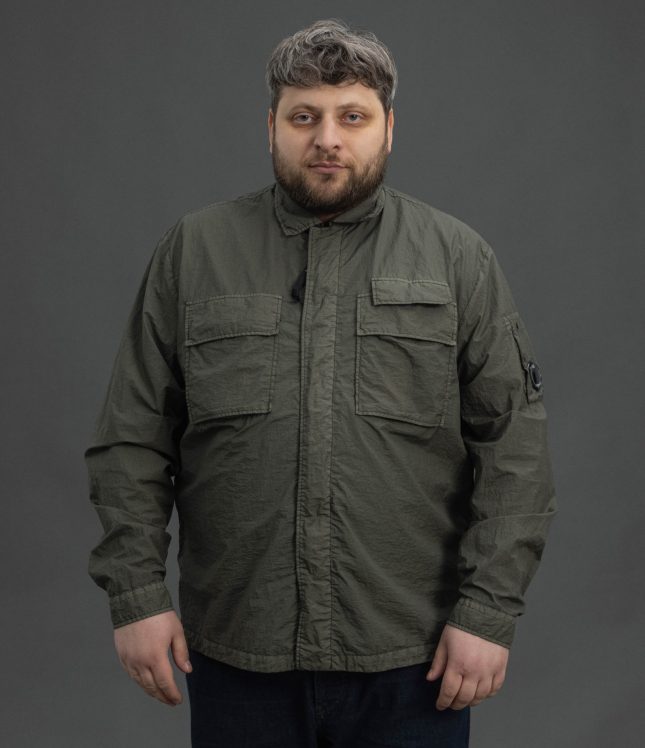 Чоловічий оверширт C.P. COMPANY CMOS135A 005783G COL:674, колір зелений | Ціна 18999 грн, фото 2