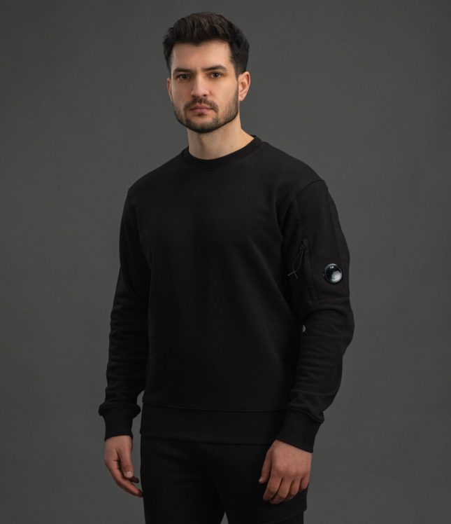 Чоловічий світшот C.P. COMPANY CMSS022A 005086W COL:999, колір чорний | Ціна 9999 грн, фото 1