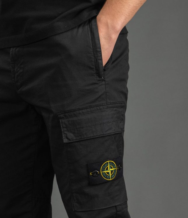 Чоловічі штани STONE ISLAND 1530410 V0029, колір чорний | Ціна 24999 грн, фото 4