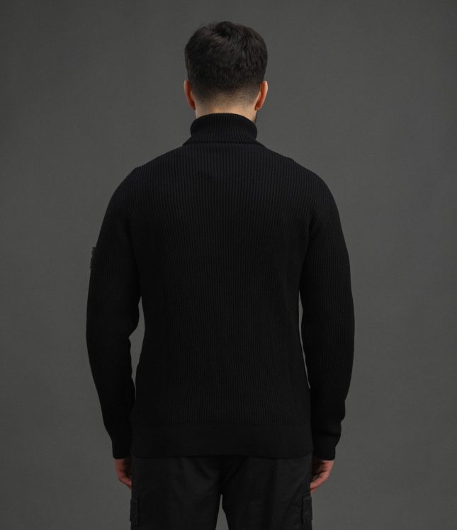 Чоловічий гольф STONE ISLAND 155100052-S00C2 V0029, колір чорний | Ціна 25999 грн, фото 6