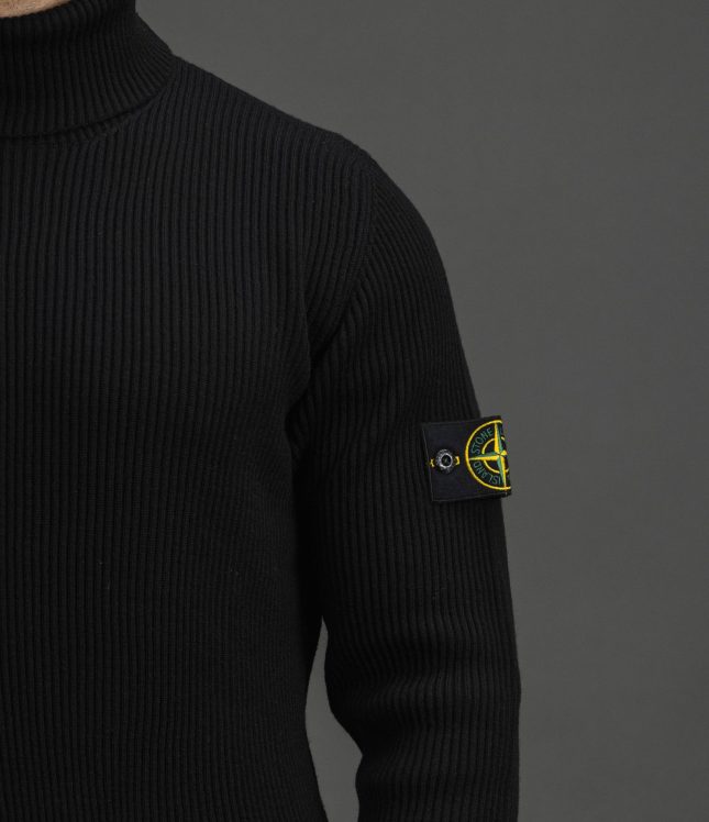 Чоловічий гольф STONE ISLAND 155100052-S00C2 V0029, колір чорний | Ціна 25999 грн, фото 4