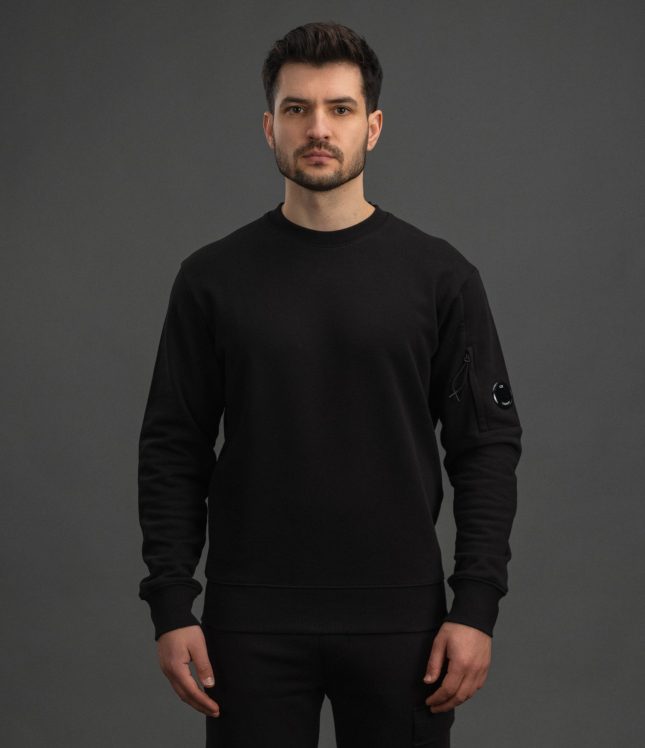 Чоловічий світшот C.P. COMPANY CMSS022A 005086W COL:999, колір чорний | Ціна 9999 грн, фото 2