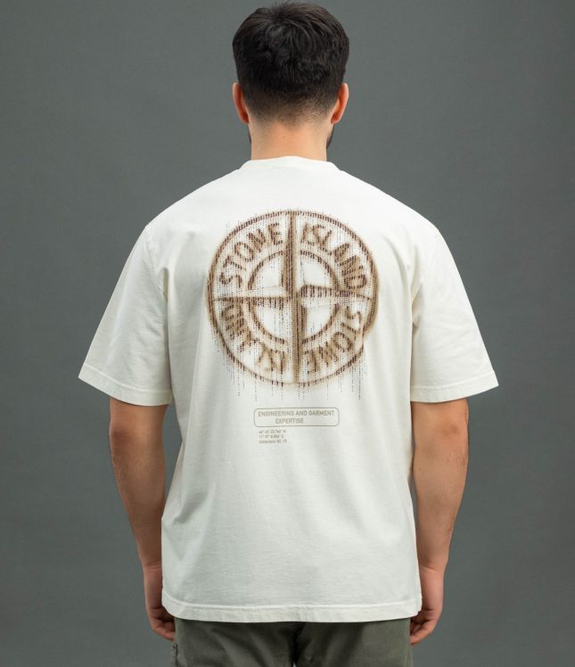 Чоловіча футболка STONE ISLAND 152100037-S0197 V0093, колір бежевий | Ціна 12499 грн, фото 6