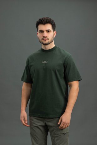Чоловіча футболка STONE ISLAND 152100037-S0241 V005E, колір зелений