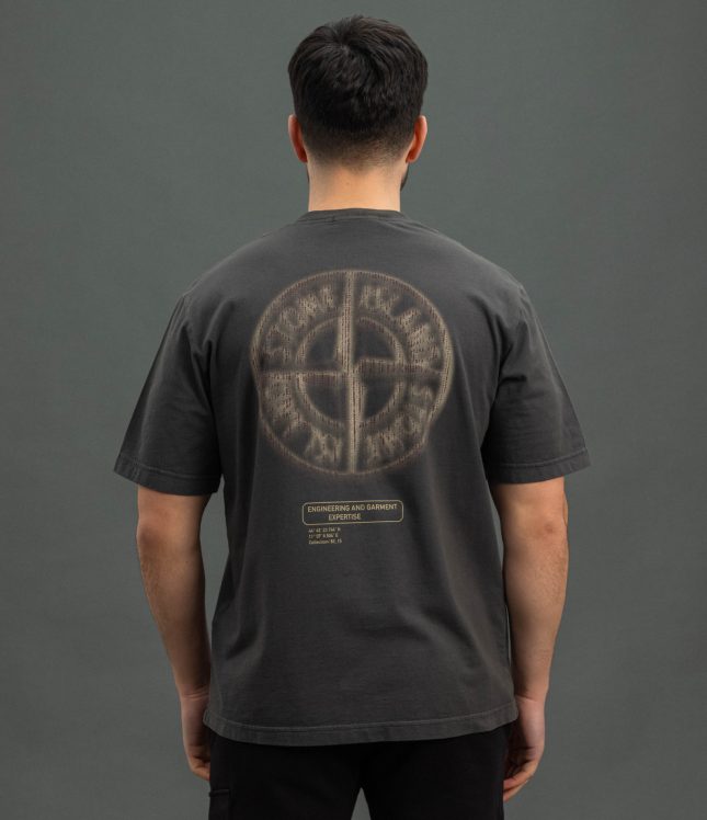 Чоловіча футболка STONE ISLAND 152100037-S0197 V0062, колір сірий | Ціна 12499 грн, фото 6