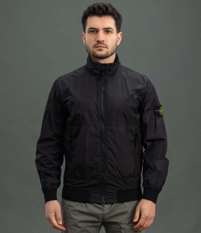 Чоловіча куртка STONE ISLAND GARMENT DYED CRINKLE REPS NY 1542822 V0029, колір чорний | Ціна 34999 грн, фото 2