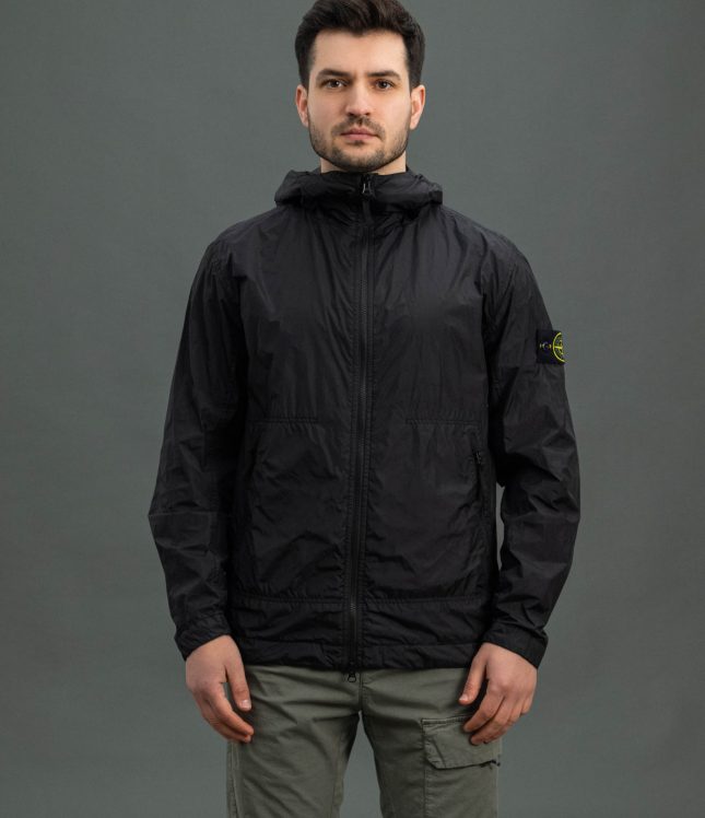 Чоловіча куртка STONE ISLAND GARMENT DYED CRINKLE REPS NY 1540522 V0029, колір чорний | Ціна 35999 грн, фото 2