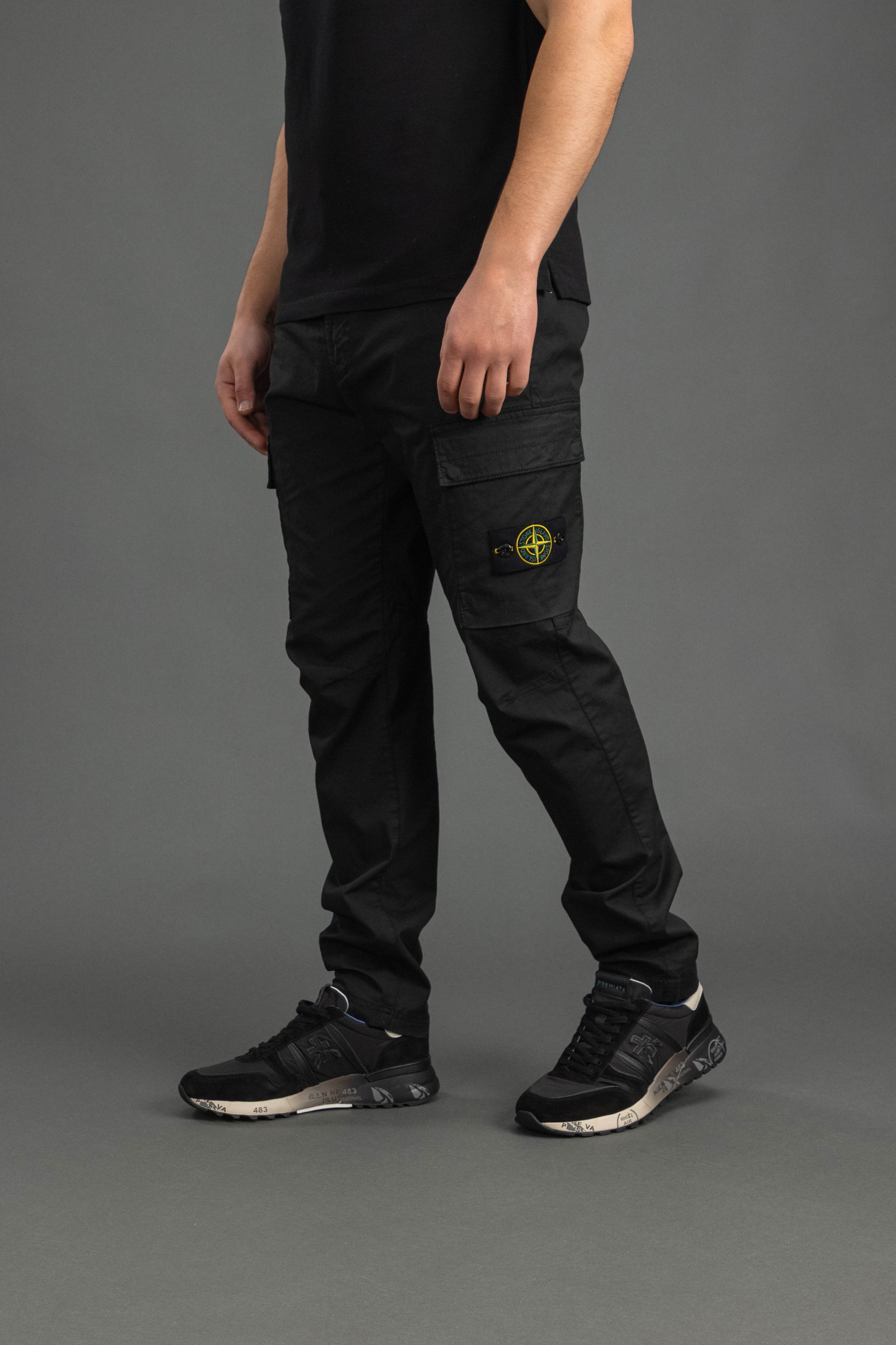 Чоловічі штани STONE ISLAND 1530410 V0029, колір чорний