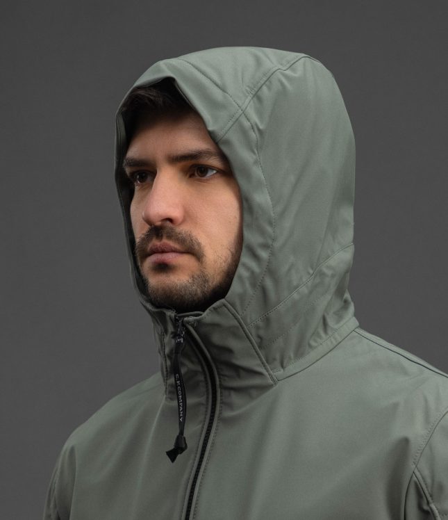 Чоловіча куртка C.P. COMPANY SHELL-R MEDIUM JACKET CMOW729A 005968A COL:668, колір сірий | Ціна 16399 грн, фото 3