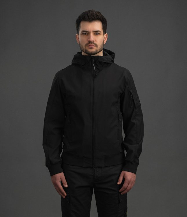 Чоловіча куртка C.P. COMPANY SHELL-R MEDIUM JACKET CMOW729A 005968A COL:999, колір чорний | Ціна 20499 грн, фото 2