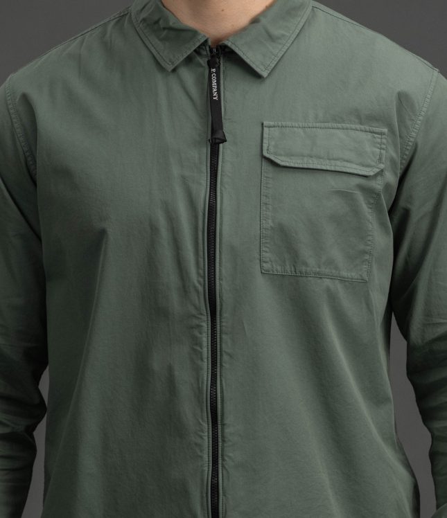Чоловічий оверширт C.P. COMPANY CMOS705A 110143G COL:668, колір сірий | Ціна 15999 грн, фото 3