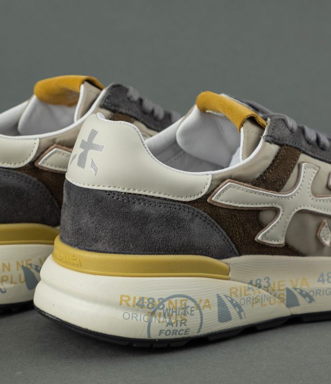 Чоловічі кросівки PREMIATA MICK 7713, колір сірий | Ціна 14499 грн, фото 6