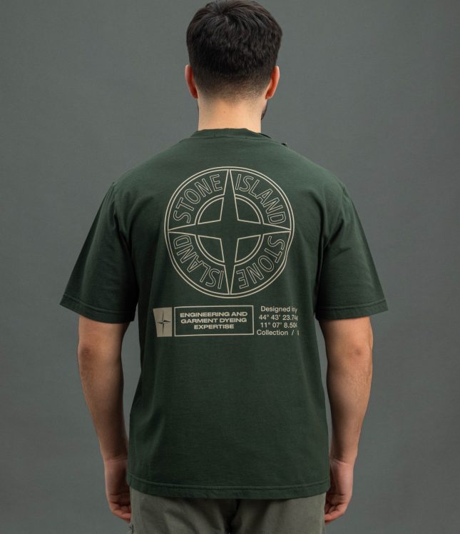 Чоловіча футболка STONE ISLAND 152100037-S0241 V005E, колір зелений | Ціна 9199 грн, фото 6