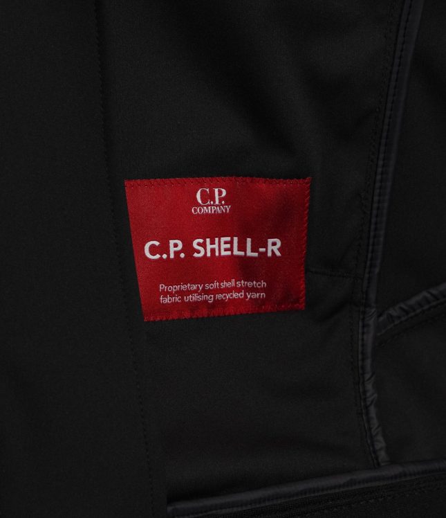 Чоловіча куртка C.P. COMPANY SHELL-R MEDIUM JACKET CMOW729A 005968A COL:999, колір чорний | Ціна 20499 грн, фото 9