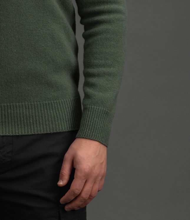 Чоловічий светр STONE ISLAND 155100040-S00A3 V0054, колір зелений | Ціна 24999 грн, фото 5