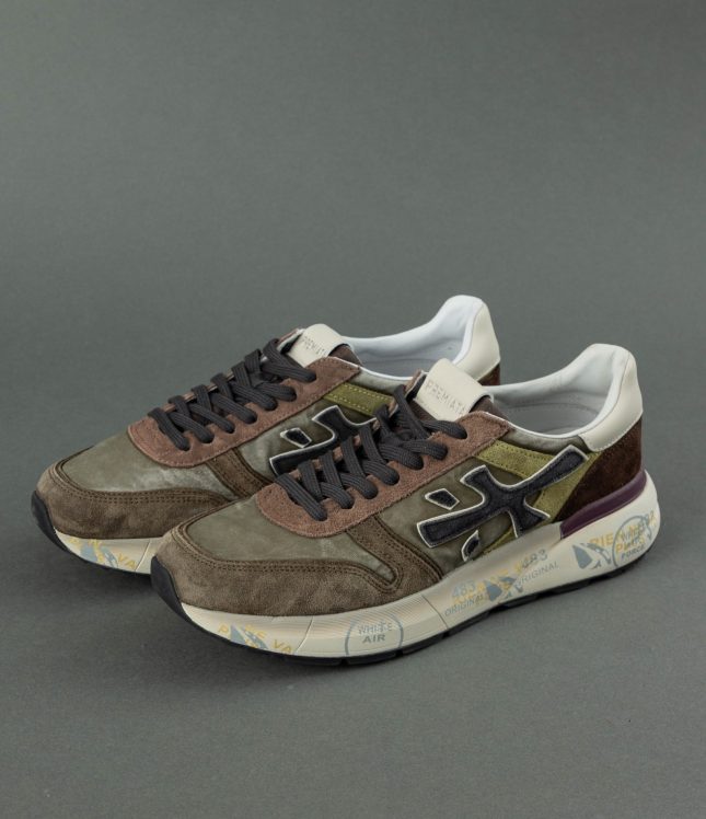 Чоловічі кросівки PREMIATA MICK 7717, колір зелений | Ціна 14499 грн, фото 1