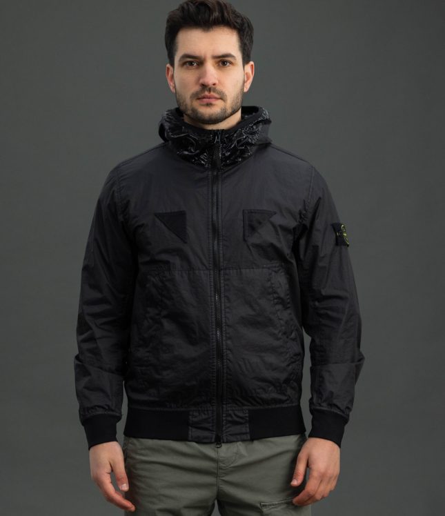 Чоловіча куртка STONE ISLAND MEMBRANA 3L TC 1540723 V0029, колір чорний | Ціна 31199 грн, фото 2