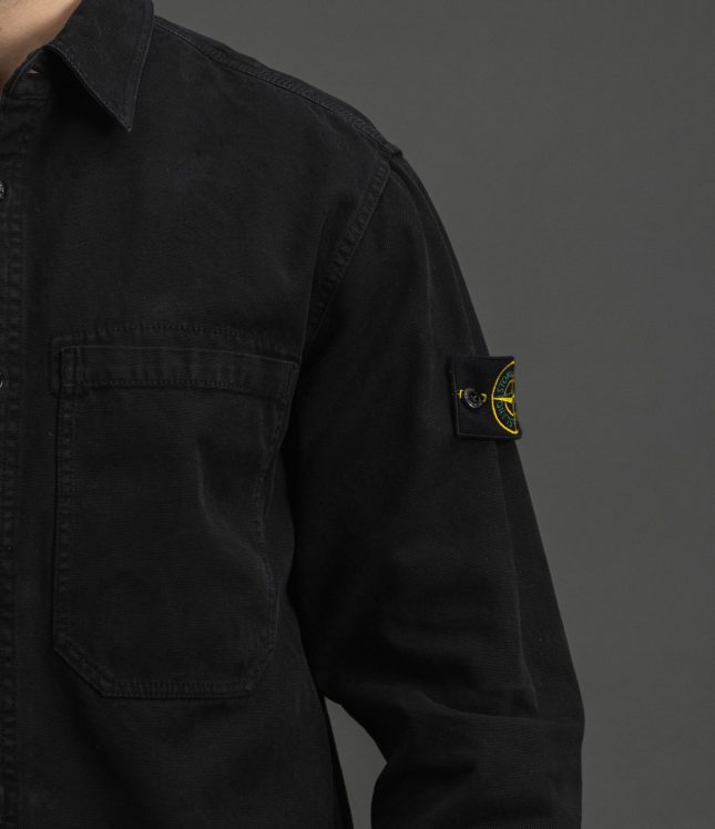 Чоловічий оверширт STONE ISLAND 151200025-S0184 V0129, колір чорний | Ціна 25999 грн, фото 4