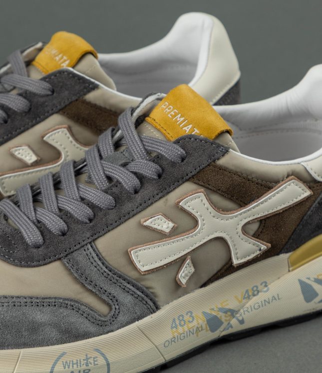 Чоловічі кросівки PREMIATA MICK 7713, колір сірий | Ціна 14499 грн, фото 3