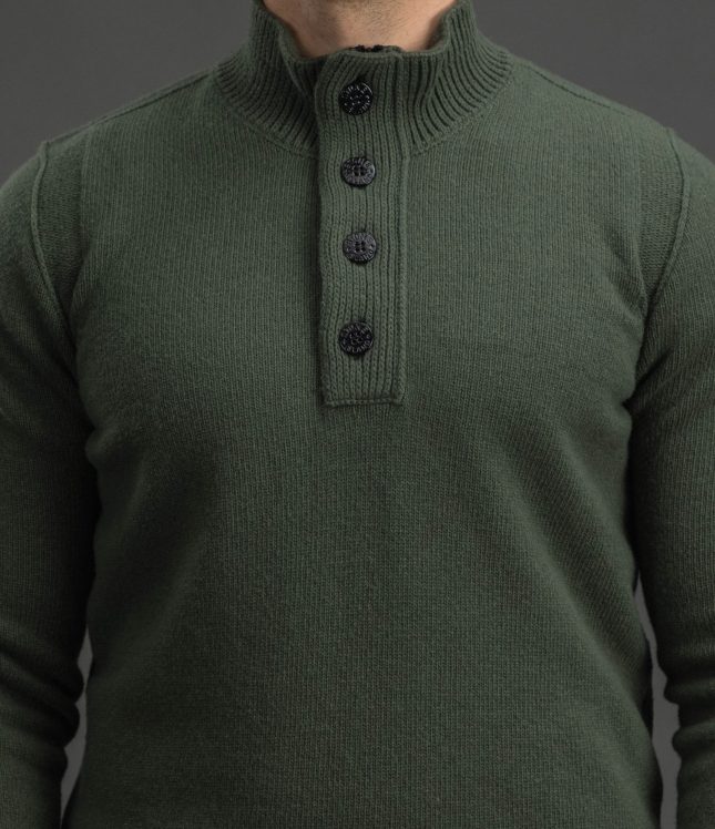 Чоловічий светр STONE ISLAND 155100040-S00A3 V0054, колір зелений | Ціна 24999 грн, фото 3
