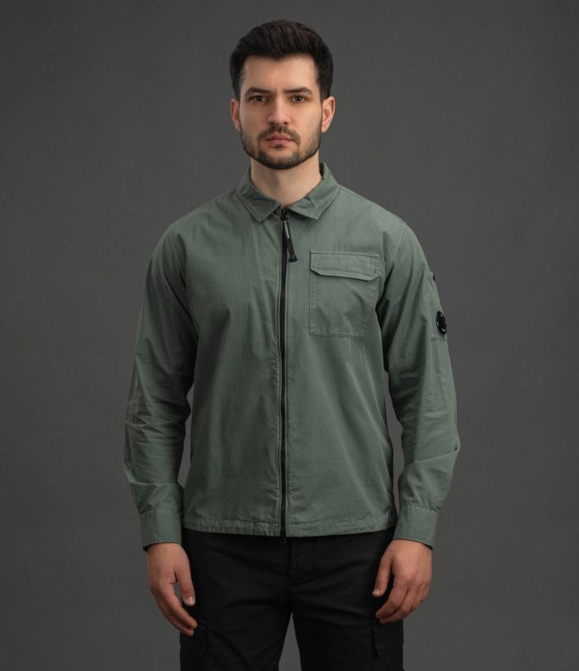 Чоловічий оверширт C.P. COMPANY CMOS705A 110143G COL:668, колір сірий | Ціна 15999 грн, фото 2